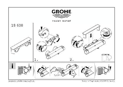 GROHE 18608001 EasyReach Shower Tray