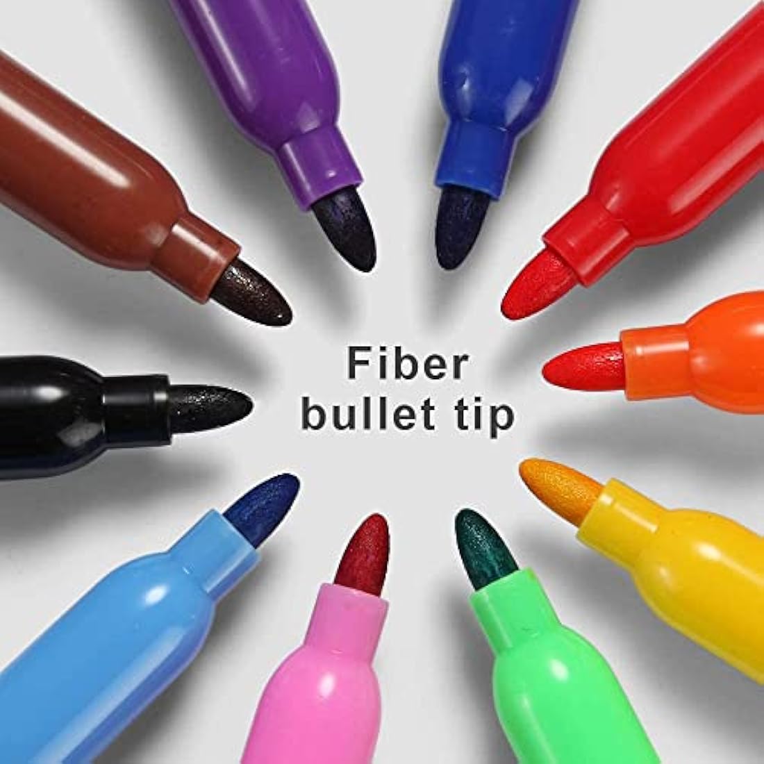 Volcanics Whiteboard Pens Dry Erase Markers Dry Wipe Pen 80 Pack Assorted Colours For Home School and Office