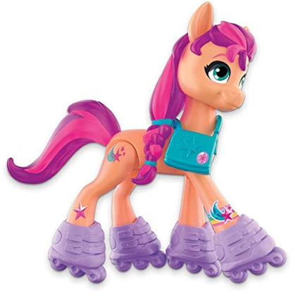 My Little Pony: A New Generation Crystal Adventure Sunny Starscout 7.5cm Orange Pony with Surprise Accessories Bracelet