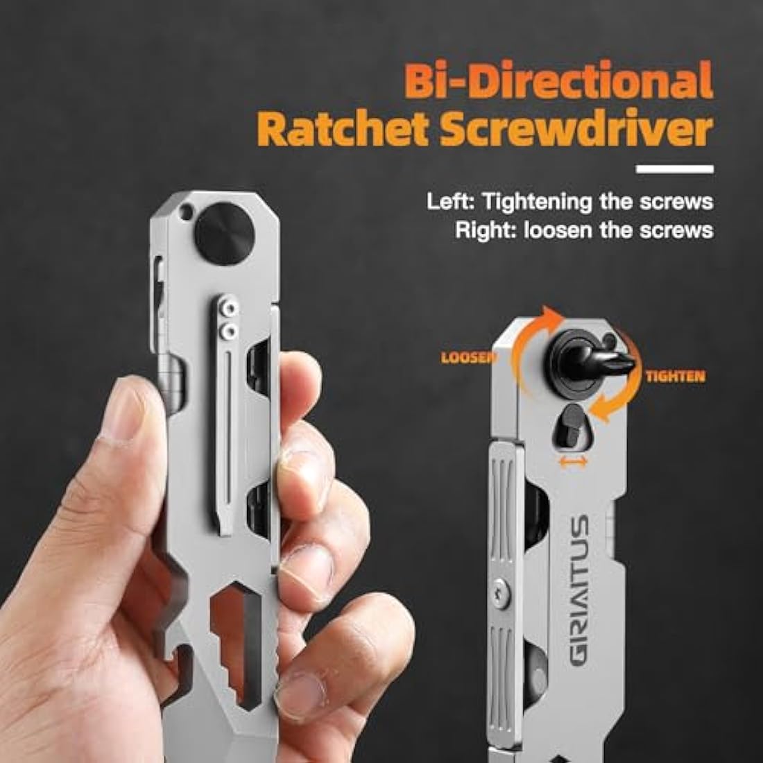 Gifts for Men Camping Essentials 10IN1 Multi Tool EDC Pry Bar Camping Accessories with Bi-Directional Ratchet Screwdriver Everlasting Pen Wrenches Crowbar Bottle Openers Christmas Gifts