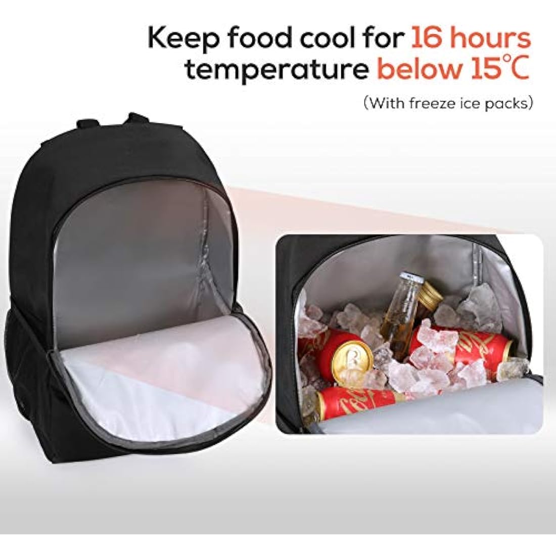 TOURIT Insulated Backpack Cooler Leakproof Lightweight Cooler Backpack for Lunches Picnics Hiking Beach Park or Day Trips 28 Cans