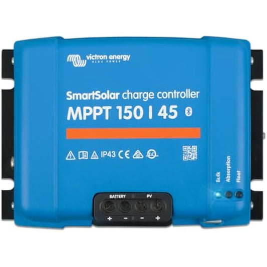 Victron Energy SmartSolar MPPT 150V 45 amp 12/24/36/48-Volt Solar Charge Controller (Bluetooth)