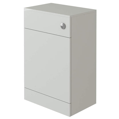 VeeBath Linx BTW Back to Wall WC Toilet High Gloss White Bathroom Furniture Concealed Cistern Cabinet Unit - 500 x 330mm
