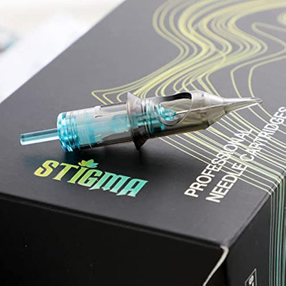 STIGMA 50Pcs Tattoo Cartridges Needles Disposable Mixed #10 Bugpin Round Liner Cartridge 3RL 5RL 7RL 9RL 11RL EN02B-50KIT-R