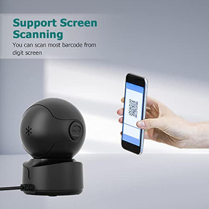 NetumScan Automatic Omnidirectional Desktop Barcode Scanner, Hands-Free USB Wired QR Barcode Reader, 1D 2D Bar Code Image Sensing for Supermarket, Retail Store, Warehouse, Bookstore Pos System NSA5