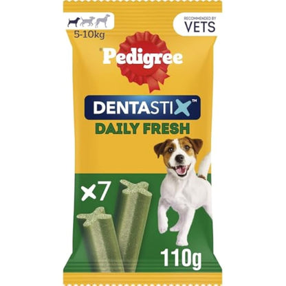 Pedigree Dentastix - Daily Fresh Dental Chews - Dog Treats for Small Dog - 70 Sticks (Pack of 10)