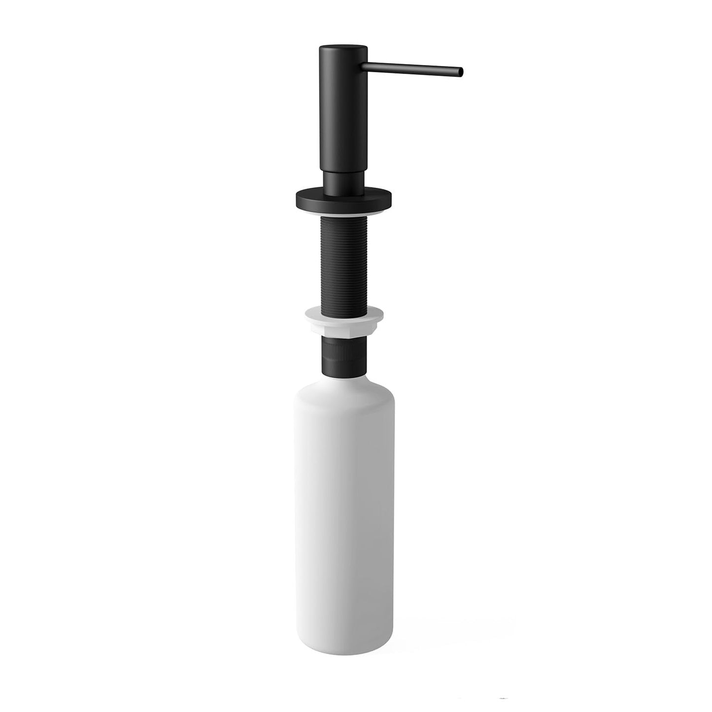 InSinkErator Built-in Kitchen Soap Dispenser - Refillable, Pump-Action Hand or Dish Washing Up Liquid Dispenser - 300 ml Tank - Velvet Black