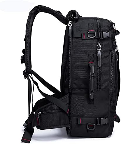 Kiepoar Hiking Backpack 40L Travel Backpack Waterproof for Outdoor Sports Travel 3 in 1 Backpack Shoulder Bag Crossbody and Handbag Large Sports Bag Anti-theft with Shoe Compartment