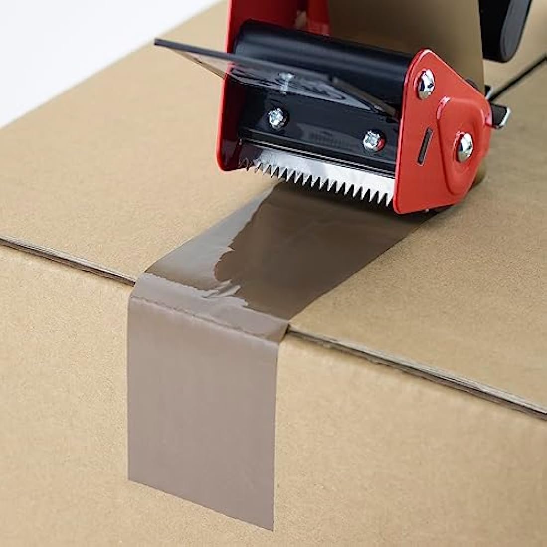 Rapesco 1742 Business Pack: 3 Germ-Savvy Antibacterial 960 Tape Dispensers and 3 Brown Packing Tapes