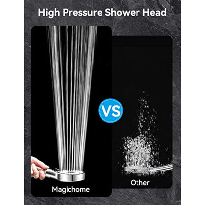 Magichome Shower Head, High Pressure 5 Modes Filter Shower Head, Universal Hard Water Softener Showerhead with Extra Replaceable Accessories