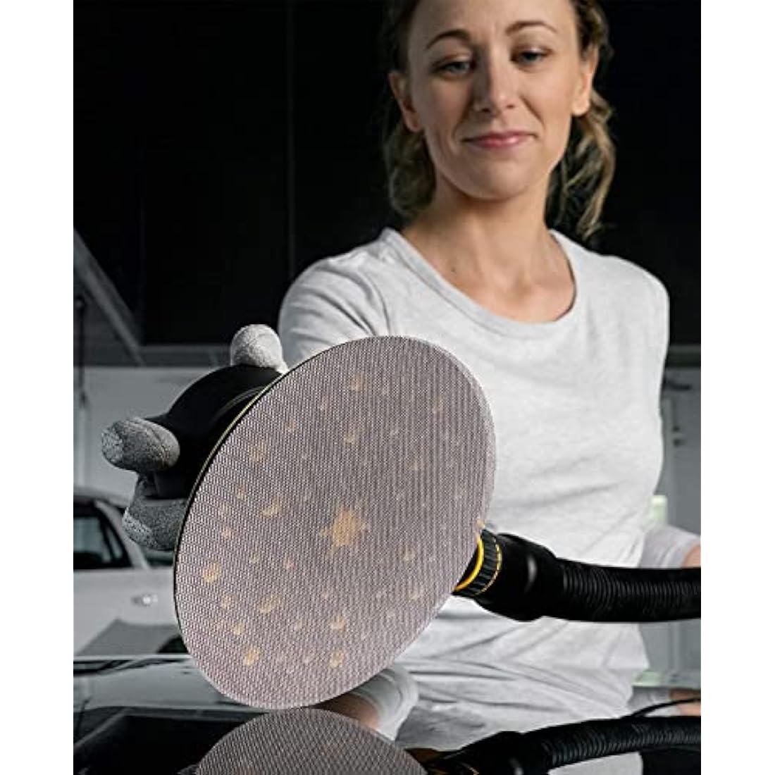 Mirka Abranet net sanding discs Ø 125 mm Hook & loop/Mix-pack 5 pcs of each grit size 80, 120, 180, 240, 320, 400, 600/35 pcs/For all 125 mm orbital sanders and grinders