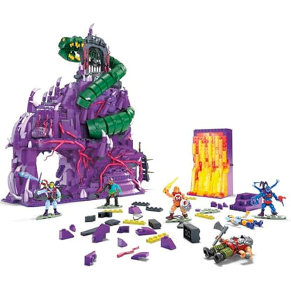 MEGA Masters of the Universe Snake Mountain Collector Set, Building Toys for Adult Builders and MOTU fans, ages 14+, HHD16
