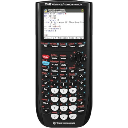 CALCUSO Basic Set Black with Graphing Calculator TI-82 Advanced Python Edition
