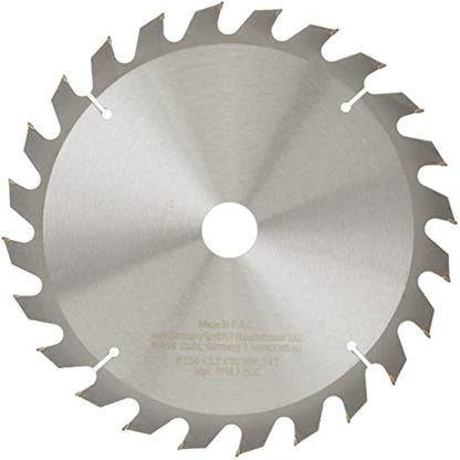 kwb by Einhell HM Saw Blade (Diameter 250 x 30 mm, 24 Teeth, Suitable for Various Einhell Table saws, Pull Cap mitre saws and mitre saws)
