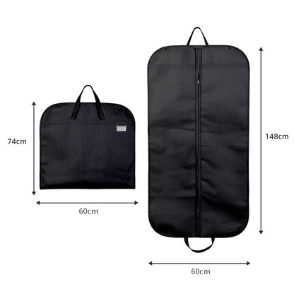 58" Clothes Carrier Travel Bag Zipped Foldover Breathable Multi-Use Garment Cover Clothes Suit Tuxedos Dresses Coats Carrier Carry Handles & Hold