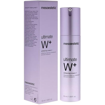 Ultimate W Plus Whitening Cream by Mesoestetic for Unisex - 1.69 oz Cream