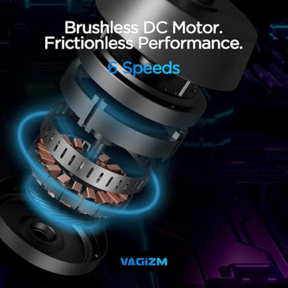 Vagizm Ceiling Fan with Light for Bedroom: 52 inch Silent Ceiling Fans with dimmable Light - Remote Control - Reversible DC Motor - Walnut - 3 Blades - Suitable for Living Room Indoor Outdoor