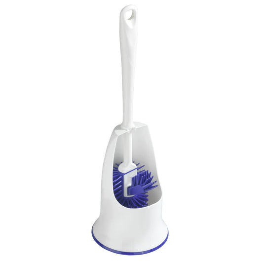 Maximex Maximex Toilet Brush Stand PP, White, Purple