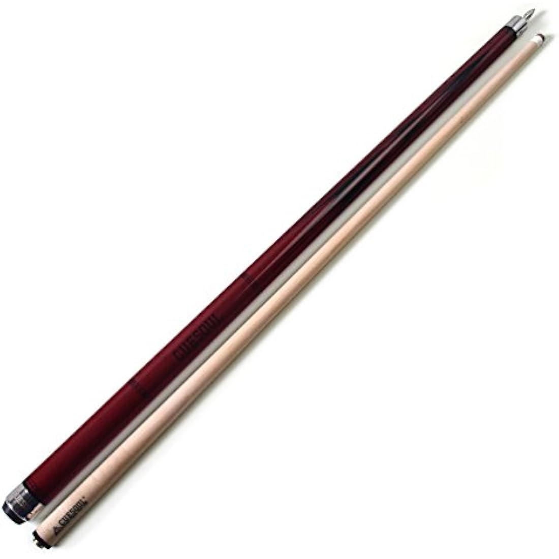 CUESOUL 58 Inches 19oz Joint Pool Cue Stick Billiards Premium Canadian Maple Pool Cue, Multi-layered Tip, 11.5/12.75mm Billiards Pool Cue Set Accessories