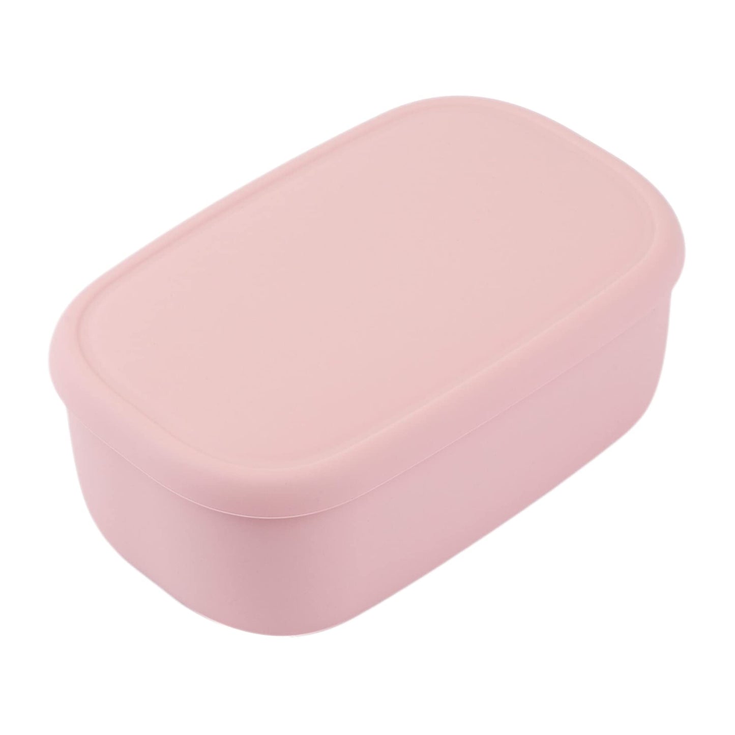 BLUE GINKGO Large Silicone Container - Large Silicone Food Storage Container with Lid | BPA Free, Airtight, Dishwasher and Freezer Safe (47oz) - Pink