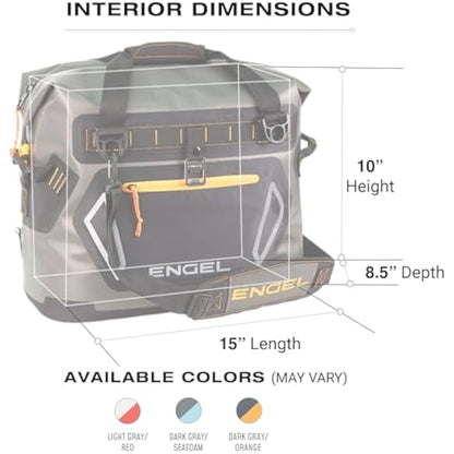 ENGEL HD20 20.8 L Cool Bag Large Enough for 40 Cans - Leak-Proof, Portable, Insulated Lunch Cool Bag for Camping, Picnic, Fishing, Tailgating & Outdoor Activities - Travel Ice Cooler Soft Box