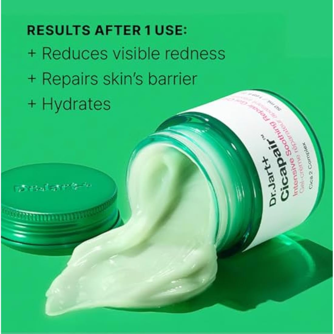 Dr.Jart+ Cicapair Intensive Soothing Repair Gel Cream, Cica 2 Complex, 50ml/1.69 fl. oz.