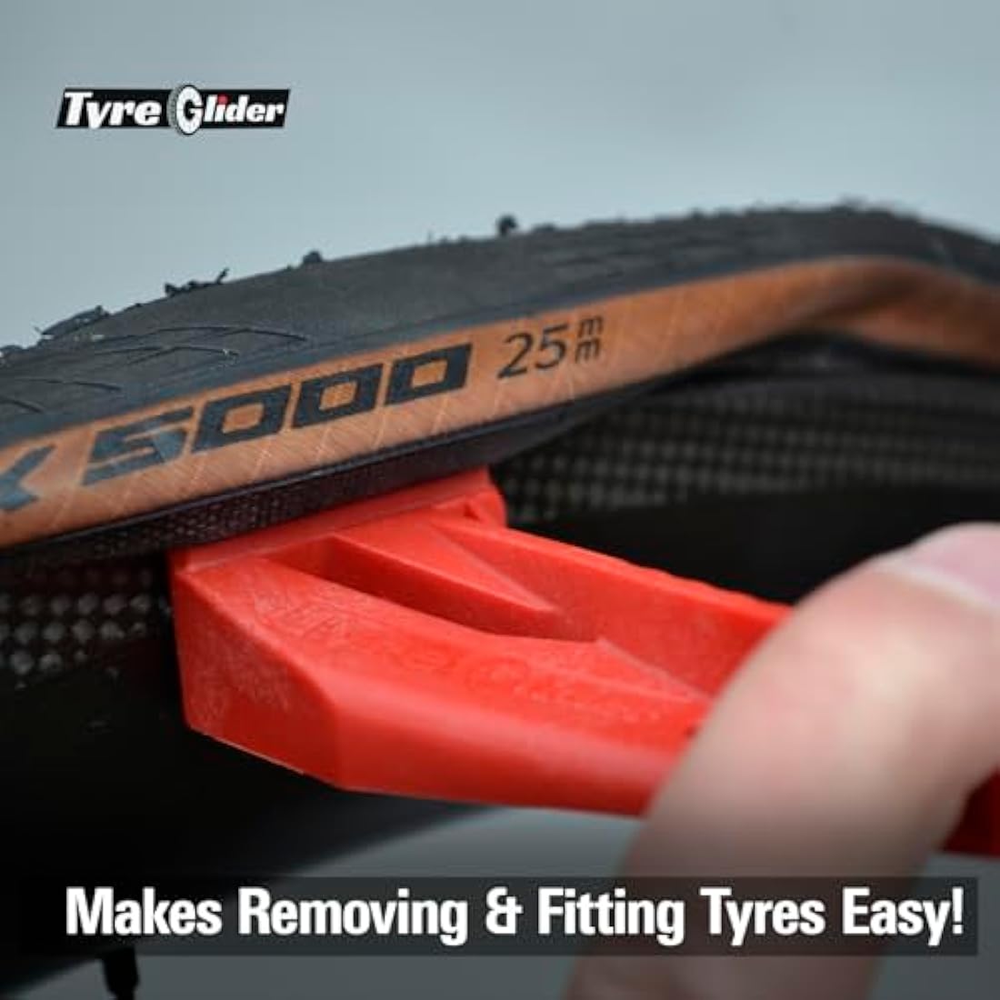 Tyre Glider - Original & Patented | The Next Gen Tyre Lever for Bicycles | Bike Tyre Levers, Bicycle Tyre Levers | Tyre Changing Made Easy | For All Tire Widths Including Mountain, Road & Gravel Bikes