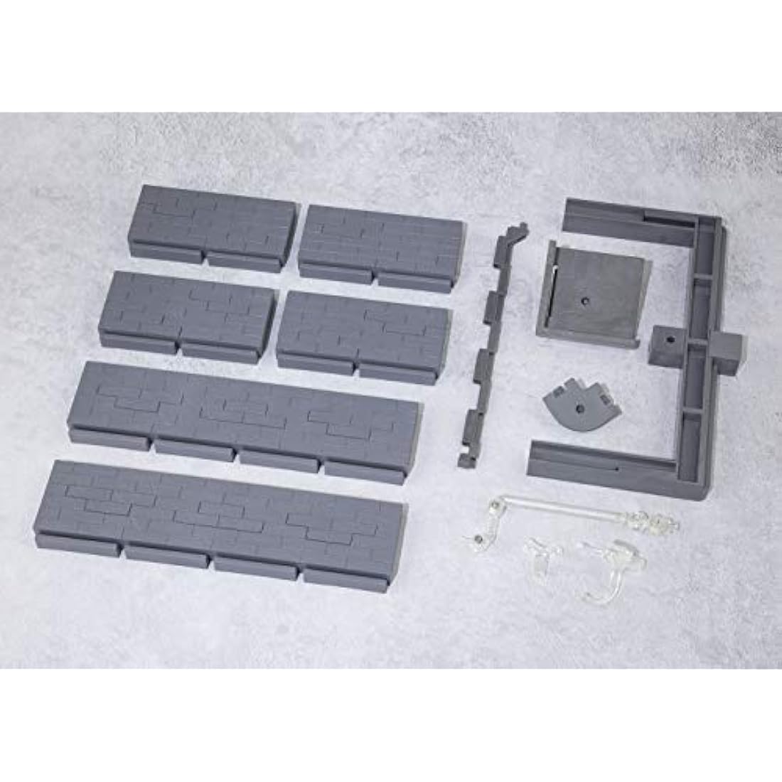 Sconosciuto Bandai Netaddiction Model Kit - Tamashii Option Brick Wall Grey Version - Accessories