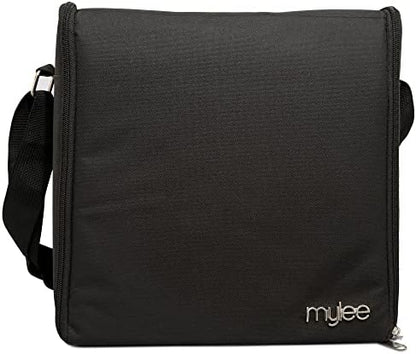 MYLEE Gel Polish Carry Case – Nail Polish Storage Organiser, Holds 84 Nail Polish Bottles, 3X Removable Trays, Travel Friendly Bag, Nail Technician Case, Foam Insert, Professional & Home Use