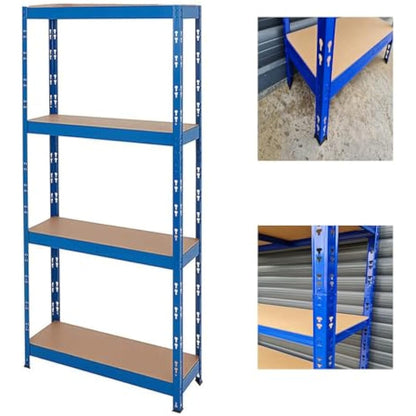 AROIJUN TMZ® (1500 x 750 x 300) mm heavy duty boltless metal steel shelving shelves storage unit Industrial easy to assemble (150X75X30cm) 175KG Per Shelf