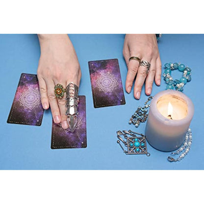 IXIGER Tarot Cards and Book for Beginners Set,Tarot Cards with 165Page Guide Book,Tarot Cards Deck,78 Pcs Classic Tarot Cards Deck for Beginners and Experts Readers with Black Velvet Pouch Bag