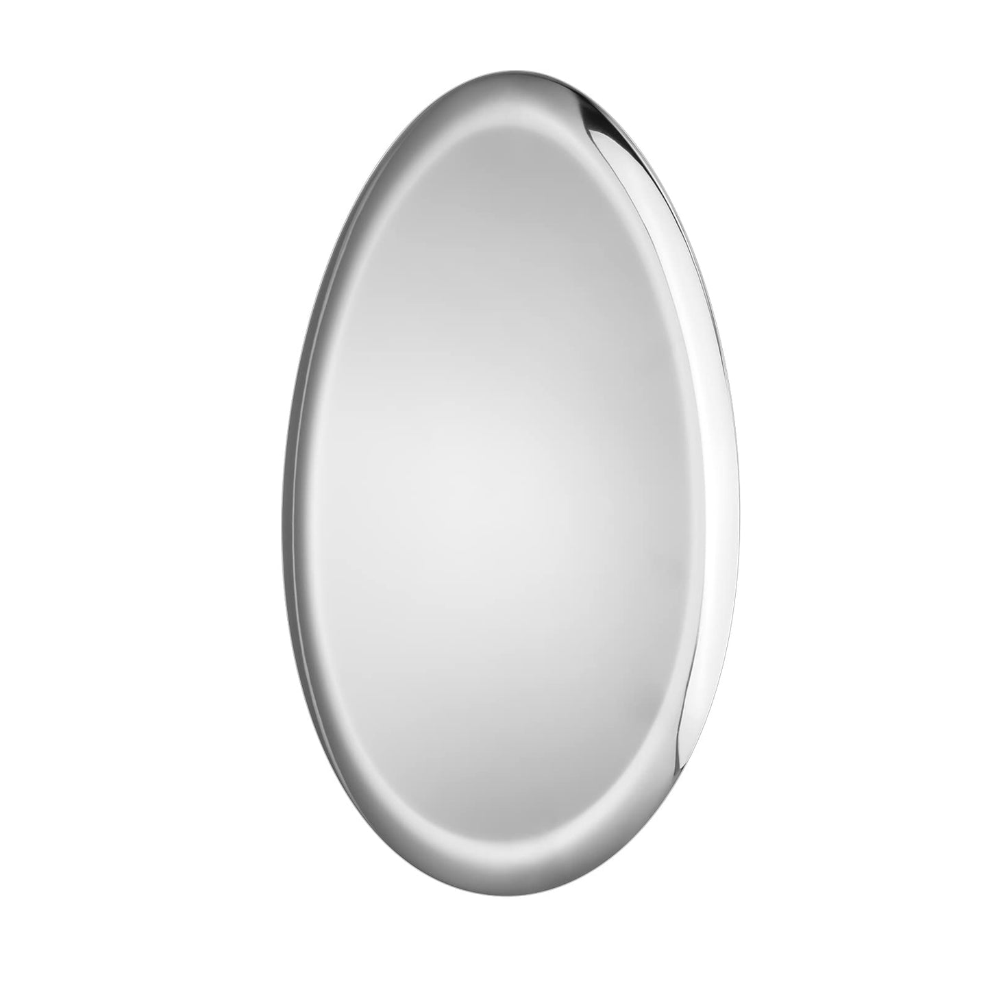 Olive Shaped Large Silver Stainless Steel Tray - Versatile Organiser for Jewellery, Makeup, Candles & Display - Ideal for Dressing Tables, Coffee