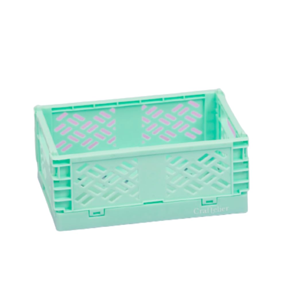 Craftelier - Box for Organization and Storage of Craft Materials | Foldable and Stackable Design | Small Size