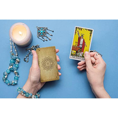 IXIGER Tarot Cards Deck,78 Tarot Cards Deck with Guidebook Set for Beginners and Experts,Classic Tarot Card Set,Durable Tarot Cards, Standard Size 4.75" x 2.76",Future Telling Game.