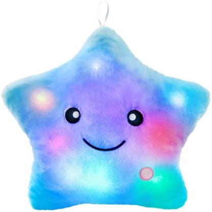 NYOBABE Sensory Toys for Autism,Light Up Star Teddy Sensory Lights for Toddlers,Kids Sleep Aid Adhd Autism Toys,Autism Sensory Equipment,Birthday Xmas Gifts for Boys Girls Ages 3 4 5 6 7 8 9 Blue