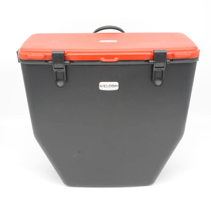 Velobin? Lockable Waterproof Bicycle Pannier Bag (Red)