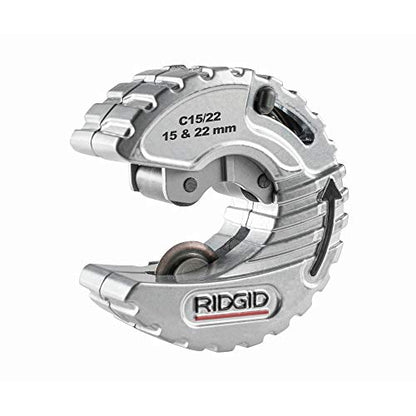 RIDGID 57018 Model C15/22 mm C-Style Close Quarters Copper Tubing Cutter Capacity, 15-22mm