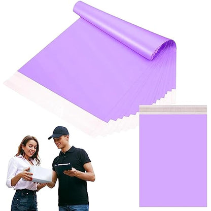 50pc 20x35cm Purple Vinted Postage Bags Mailing Bags for Clothes,Mailing Poly Postal Self Seal Bags,Parcel Shipping Bags Strong Packaging Bag Delivery Bags Plastic Envelopes for Posting Clothes Parcel