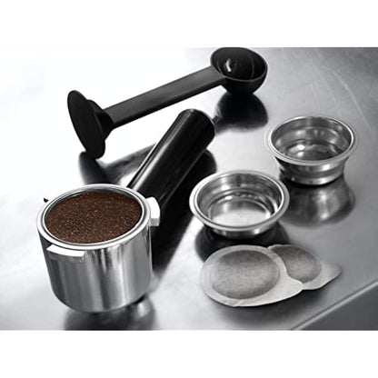 De'Longhi Dedica Style, Traditional Pump Espresso Machine, Coffee and Cappuccino Maker, EC685M, Silver