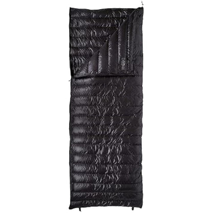 LOWLAND OUTDOOR® Down filled rectangular sleeping bag - Ultra compact blanket - 210x80 cm - 445 gram +8°C