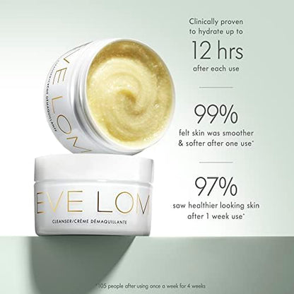 EVE LOM The Original Balm Cleanser - 5-in-1 Facial Cleansing Balm & Muslin Cloth - Awarded 2024 Best Makeup Remover Women’s Health Magazine Skincare Awards