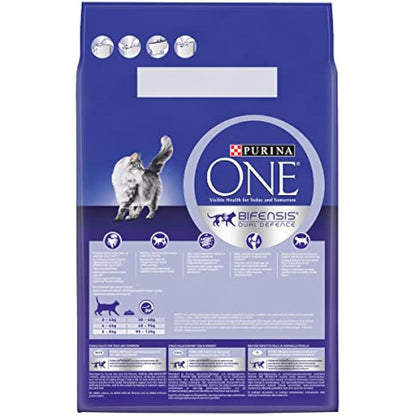 Purina ONE Adult Dry Cat Food Salmon & Wholegrain 3kg