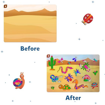 Skillmatics Foil Fun - Bugs & Butterflies, No Mess Art for Kids, Craft Kits & Supplies, DIY Creative Activity, Travel Toys, Gifts for Boys & Girls Ages 4, 5, 6, 7, 8, 9
