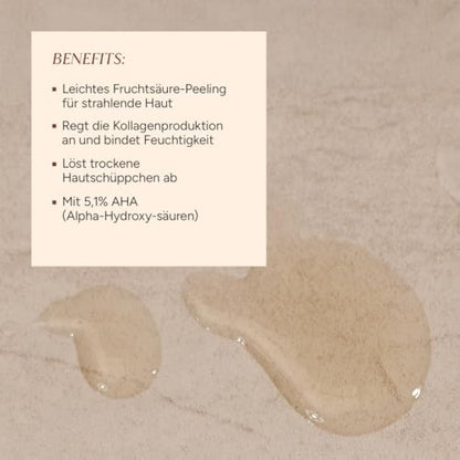 JUNGLÜCK AHA Peeling | Gently exfoliates & moisturises | Removes dry skin cells