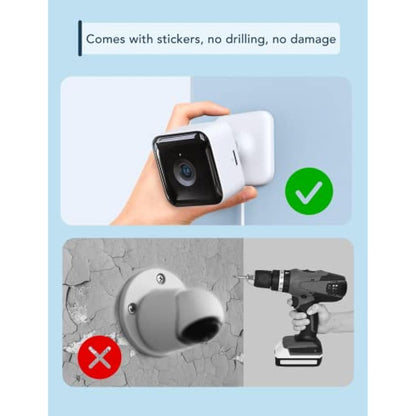 GNCC Indoor Camera 1080P Security Camera 2 Packs CCTV Camera House Security, Home Security Cam, Motion/Sound Detection, 2-Way Audio, Night Vision, Real-Time Alert, SD&Cloud, 2.4G WiFi