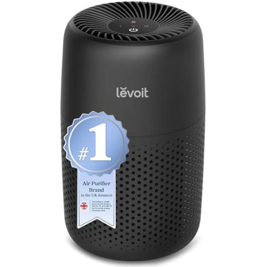 LEVOIT Air Purifier for Bedroom Home, Quiet HEPA Filter Cleaner with Fragrance Sponge & 3 Speed for Better Sleep, Air Frenshener, Allergies, Dust, Pet Dander, Odour, Smoke, Office, Desktop, Core Mini