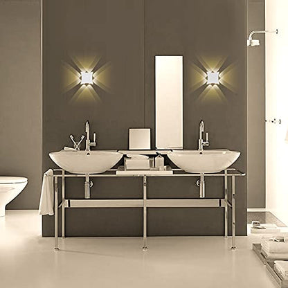 KAWELL 8W Modern Wall Light LED Wall Wash Light Waterproof IP65 Aluminum Wall Lamp LED Indoor Outdoor for Bathroom Bedroom Stairs Corridor Living Room