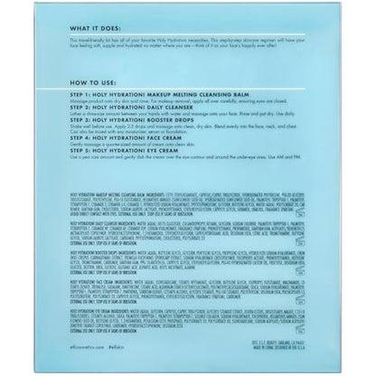 e.l.f. SKIN Hydrated Ever After Skincare Mini Kit, Cleanser, Makeup Remover, Moisturiser & Eye Cream For Hydrating Skin, Airplane-Friendly Sizes