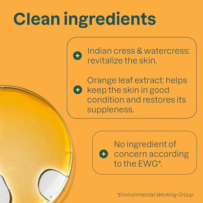 ATTITUDE Body Wash, EWG Verified Shower Gel, Dermatologically Tested, Plant and Mineral-Based, Vegan Personal Care Products, Orange Leaves, 473 mL