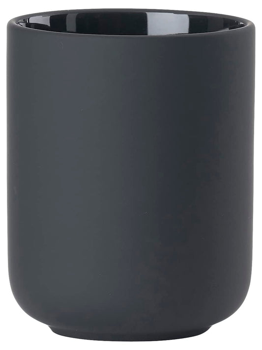 Zone Denmark Ume Toothbrush Tumbler, Ceramic Bathroom Cup, Toothbrush Holder for Toothpaste and Accessories, Modern Scandinavian Design, ? 8.3 cm H